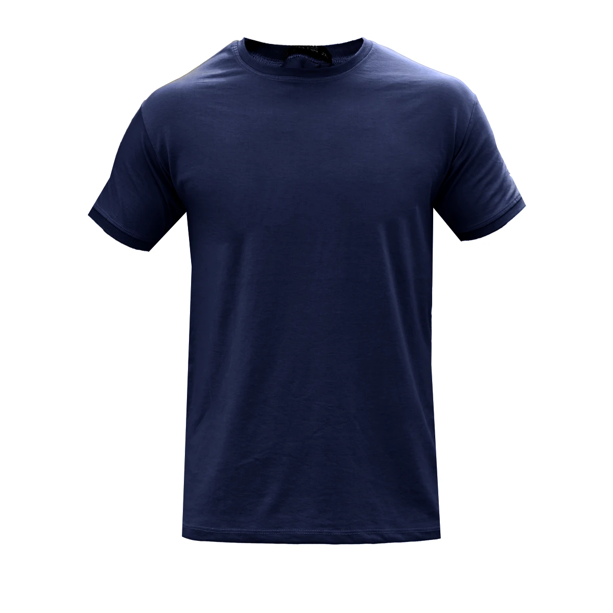 تیشرت ساده سرمه ای مردانه مدل Edvan