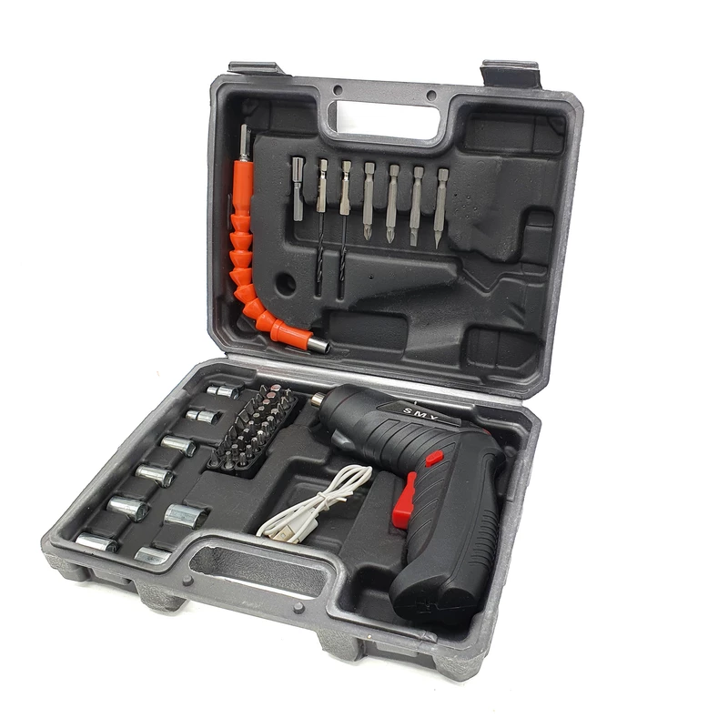 دریل و پیچ گوشتی شارژی 47 تیکه