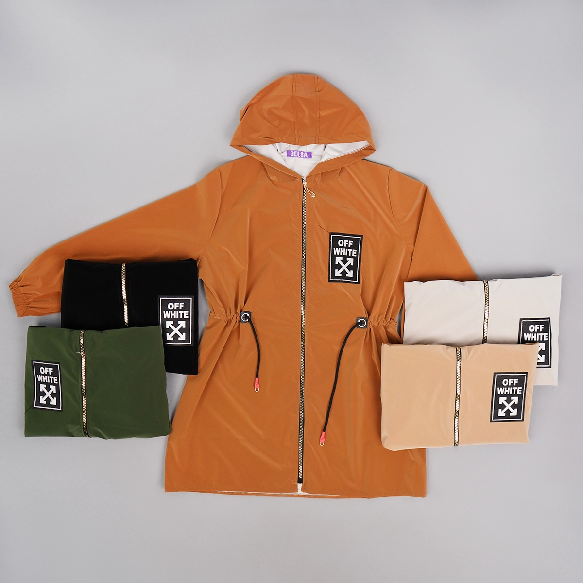 بارونی سلیکونی سبز زنانه مدل Avina