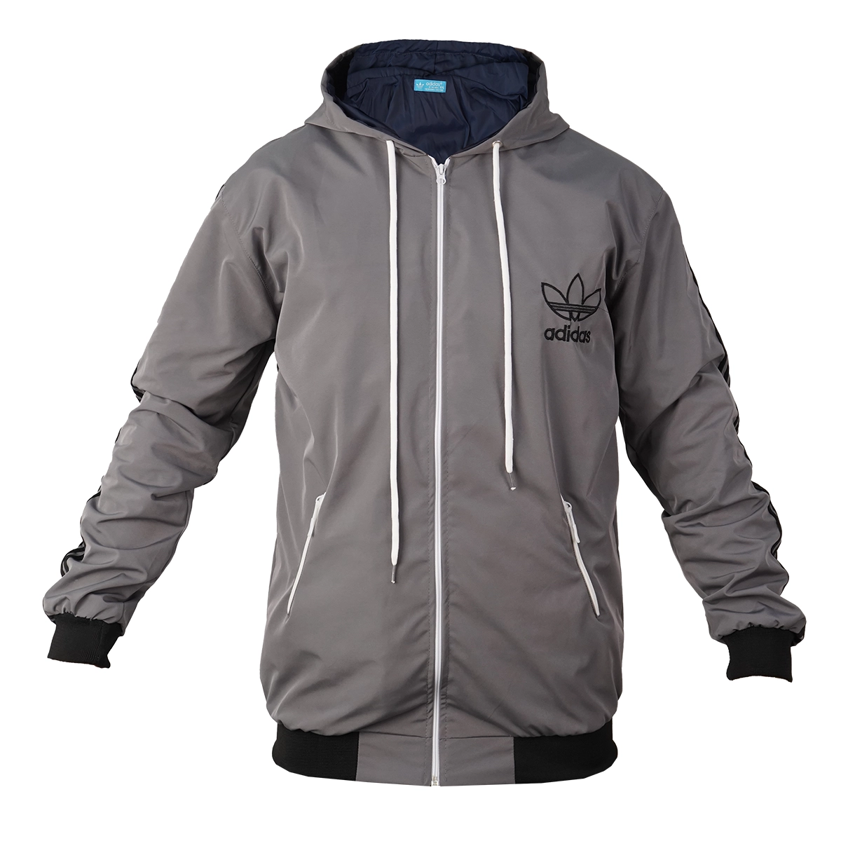 کاپشن بادی مردانه طوسی مدل P300