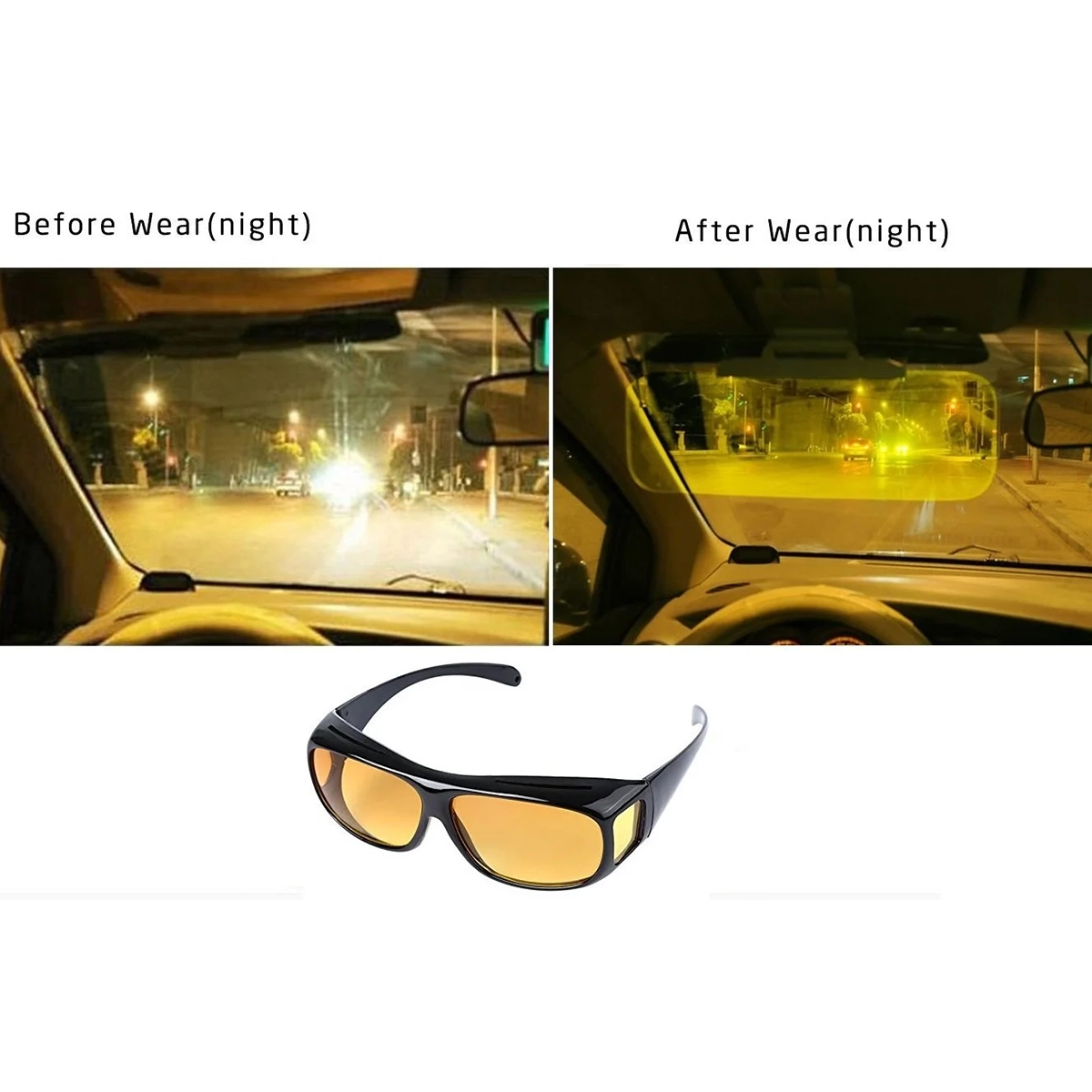 عینک دید درشب دو قلو مدل HD Vision