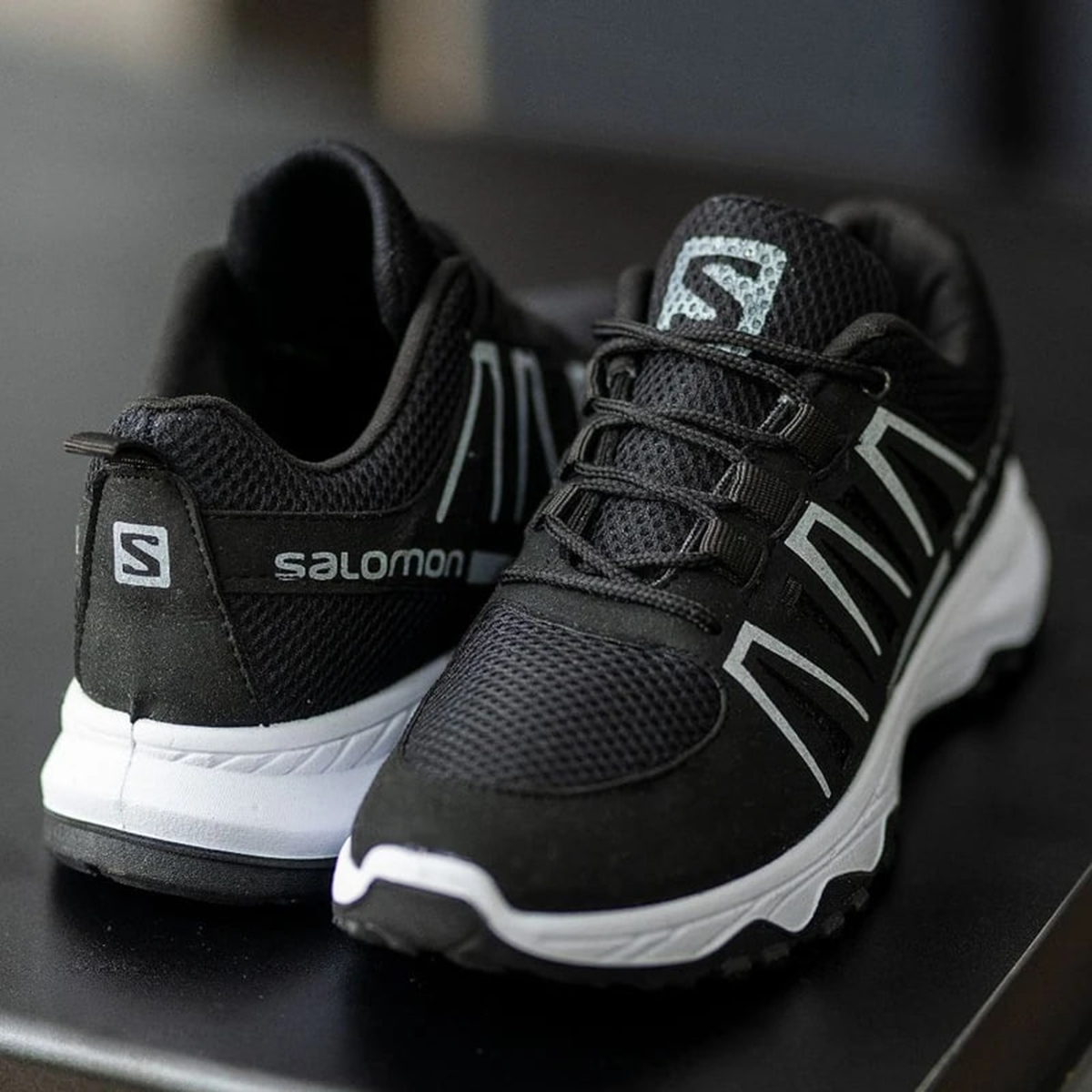کفش ورزشی مردانه مشکی سفید Salomon مدل BAHRAM