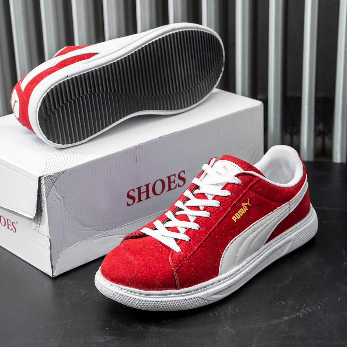 کفش ورزشی Puma مردانه قرمز مدلBrody