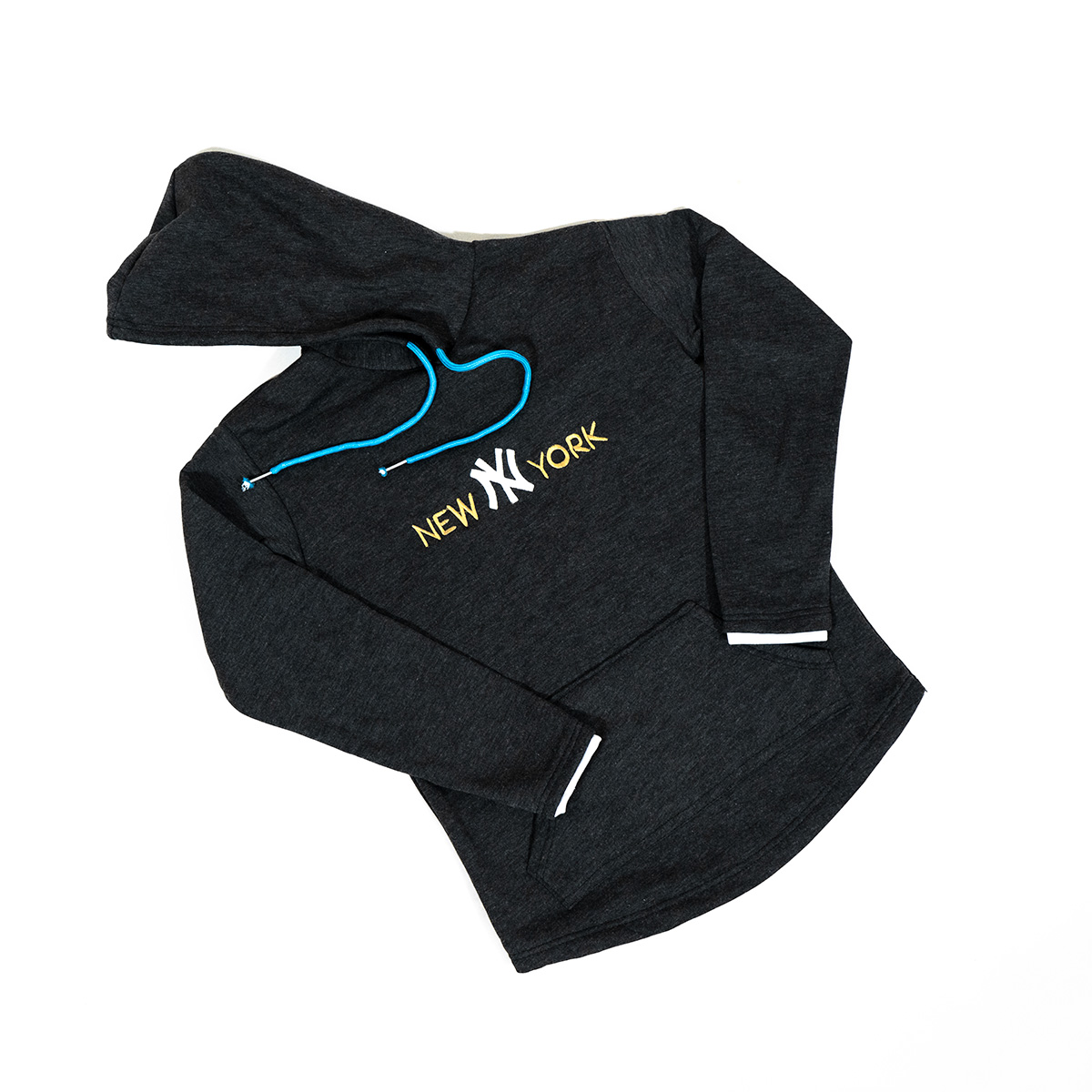 هودی مردانه مدل new york رنگ طوسی