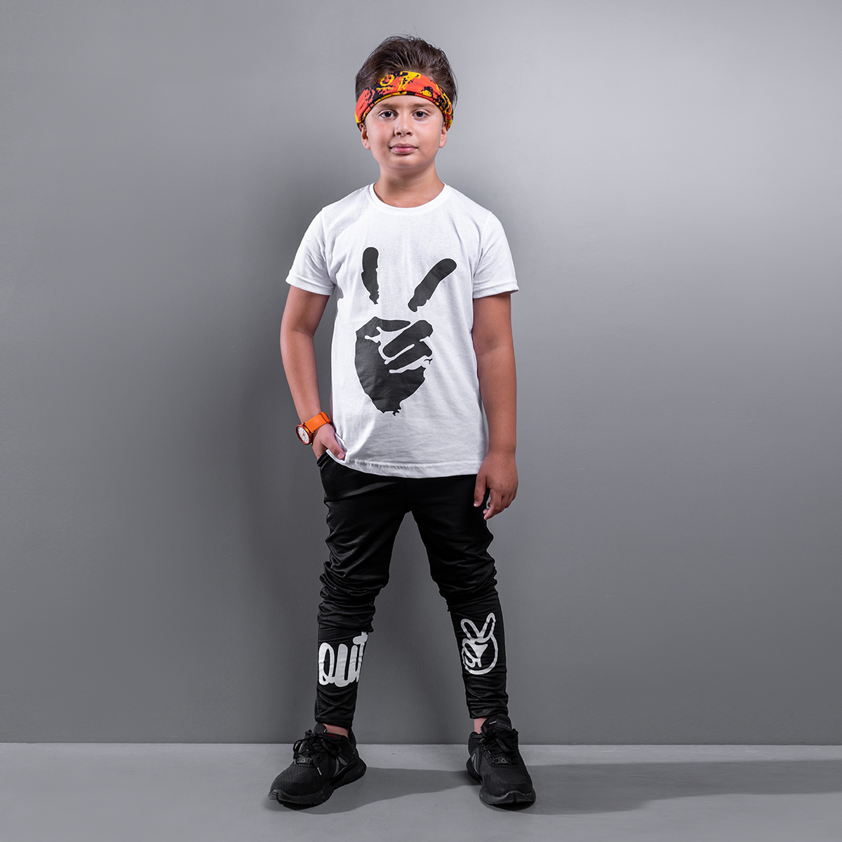 ست تیشرت شلوار بچگانه مدل Z150