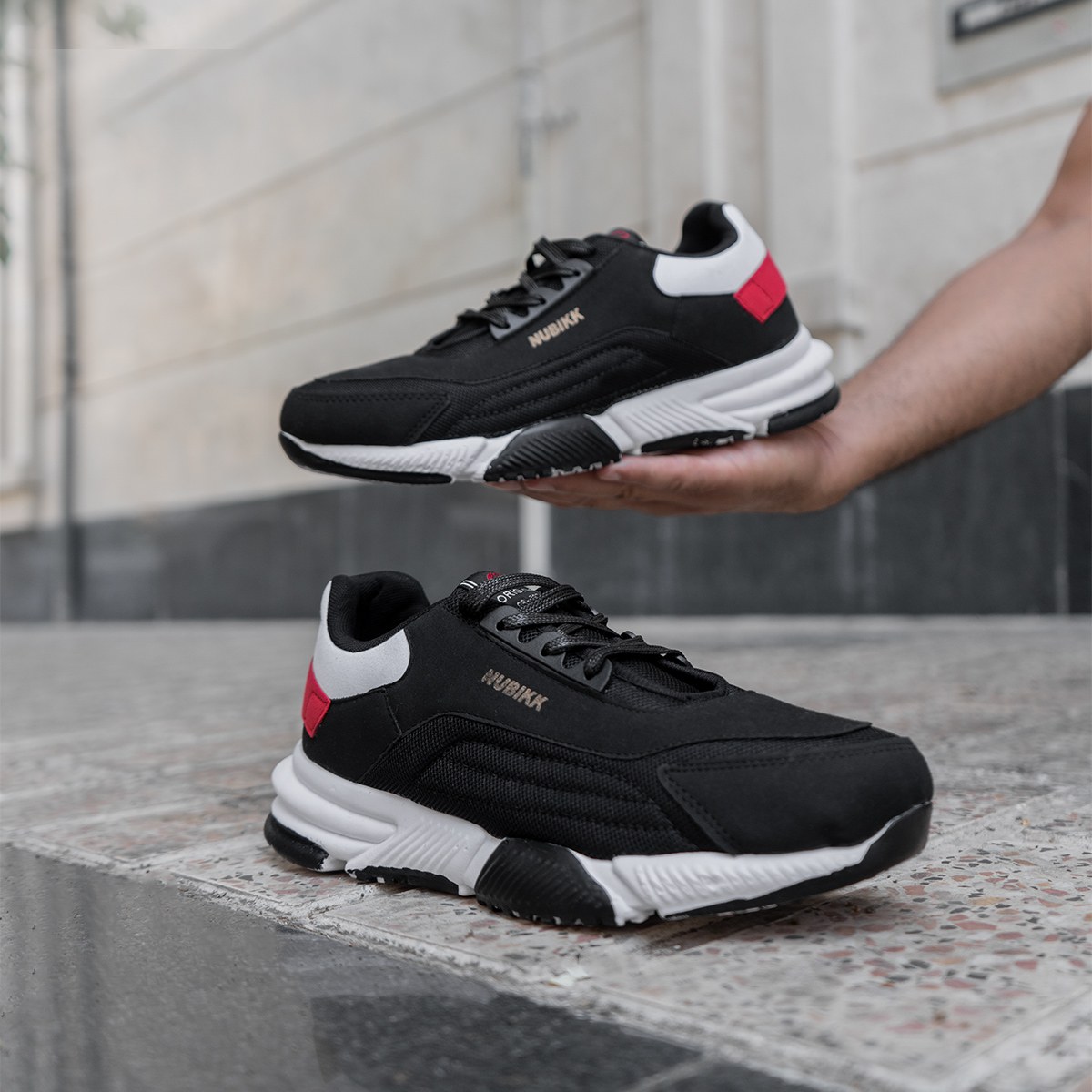 کفش ورزشی Nubikkمردانه مشکی مدل Garison