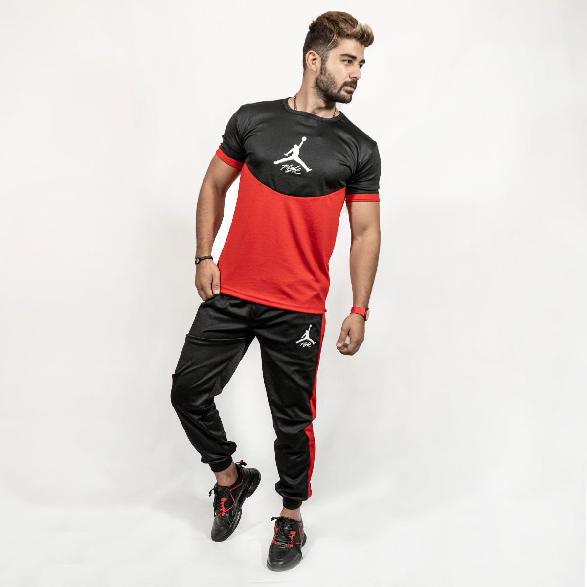 ست تیشرت شلوار جردن مردانه مدل Yarta