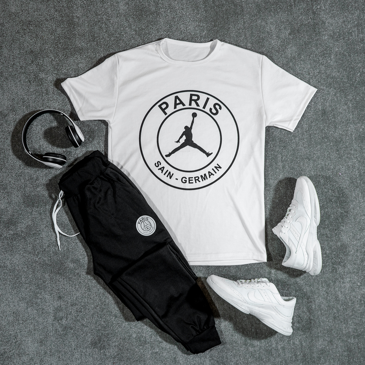 ست تیشرت شلوارparis saint Germain مردانه مدل Torin