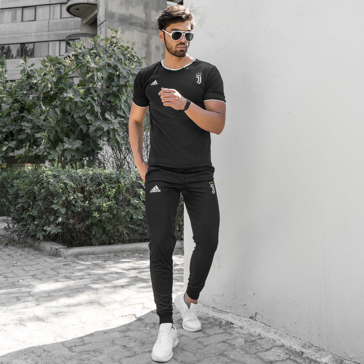 ست تیشرت شلوار یوونتوس مردانه مدلAron