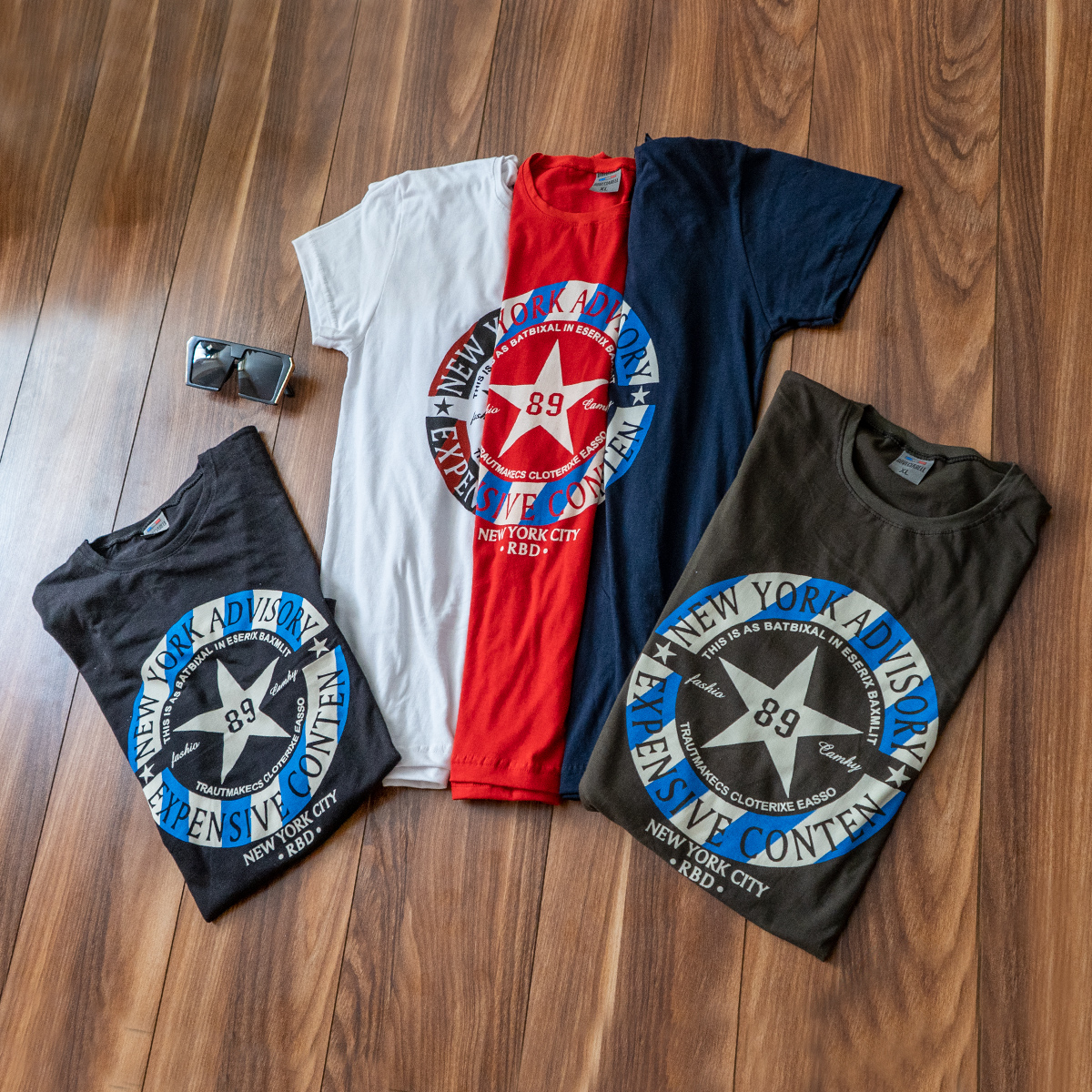 تیشرت مردانه مشکی Advisory مدل E89(T)