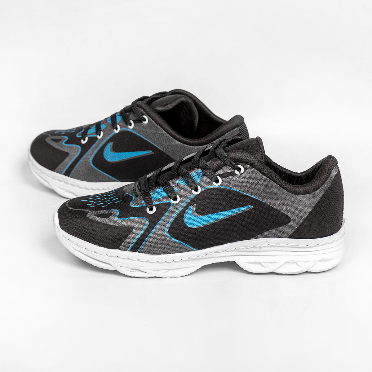 کفش ورزشی مشکی آبی مردانه مدل Miden(T)