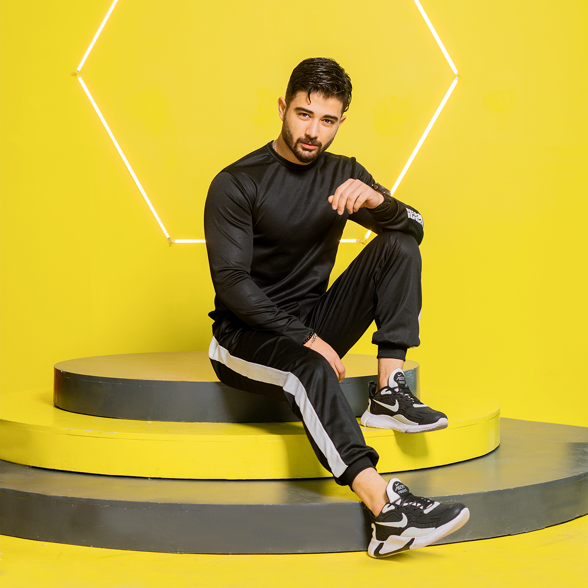 ست آستین بلند شلوار مردانه مدل Paki